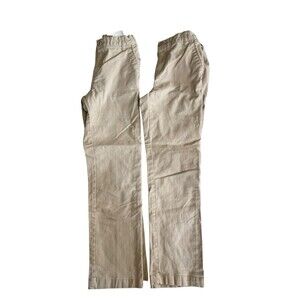 Old Navy Boys Size 10 Khaki Pants Lot of 2 Adjustable Waist Built In Flex EUC